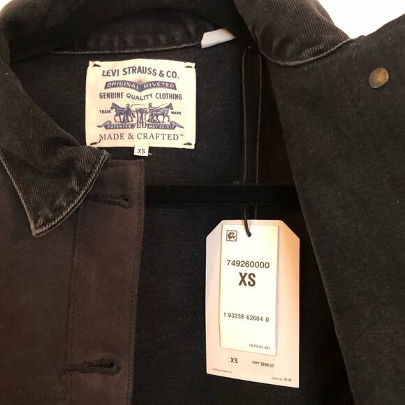 NEW NWT Levi’s The Ranch Handler Jacket Black XS - Picture 6 of 9